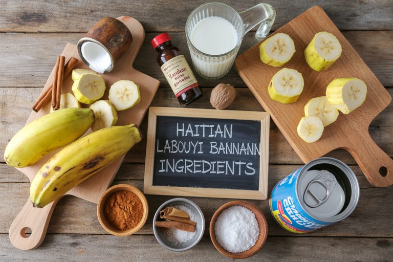 Haitian Labouyi Bannann Recipe- Ingredients