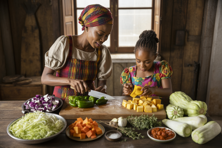 Haitian Legim Recipe - Prep