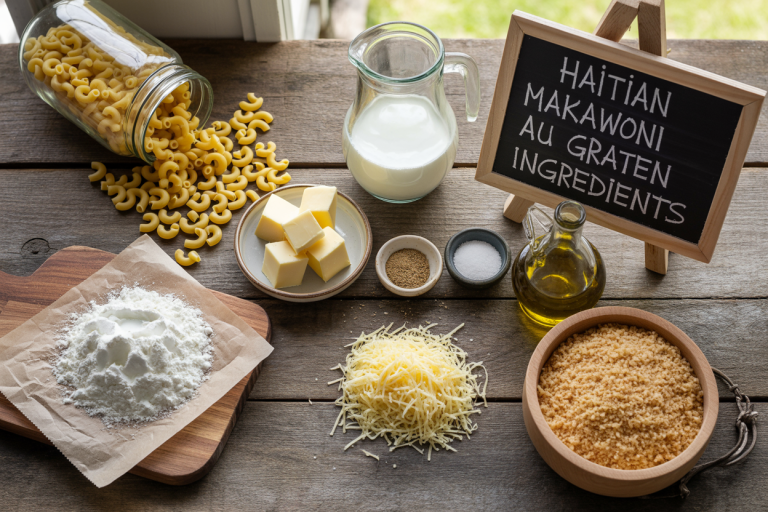 Haitian Makawoni au Graten Recipe - Ingredients