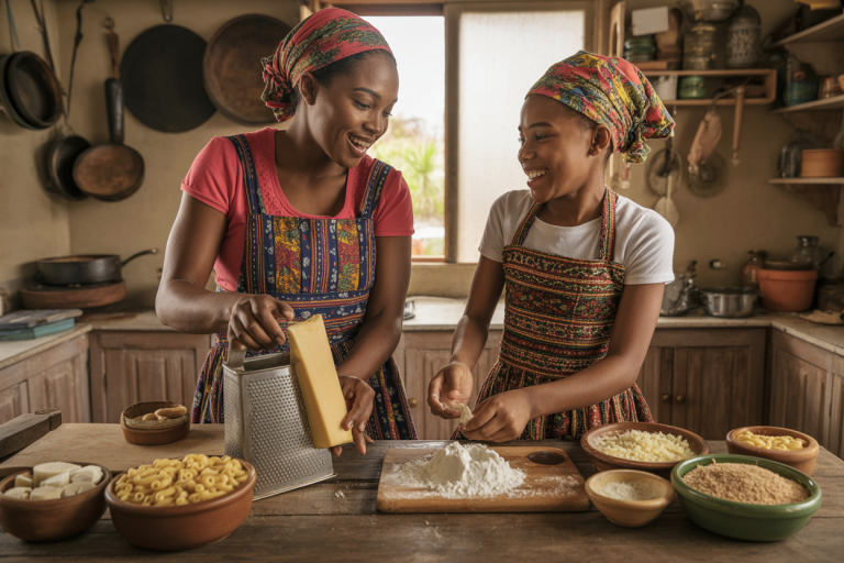 Haitian Makawoni au Graten Recipe - Prep