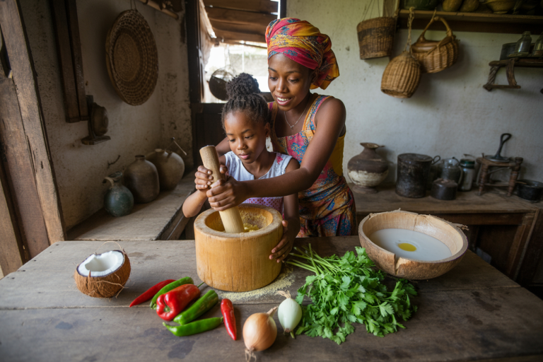 Haitian Mayi Moulen Recipe - Prep