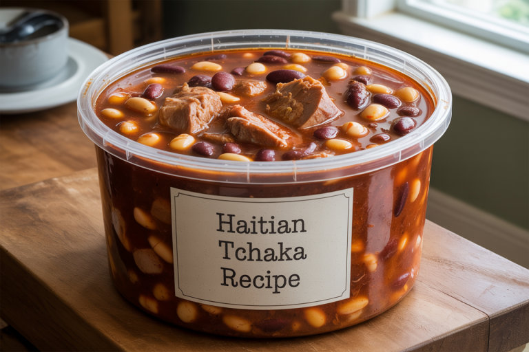 Haitian Tchaka Recipe - Storage