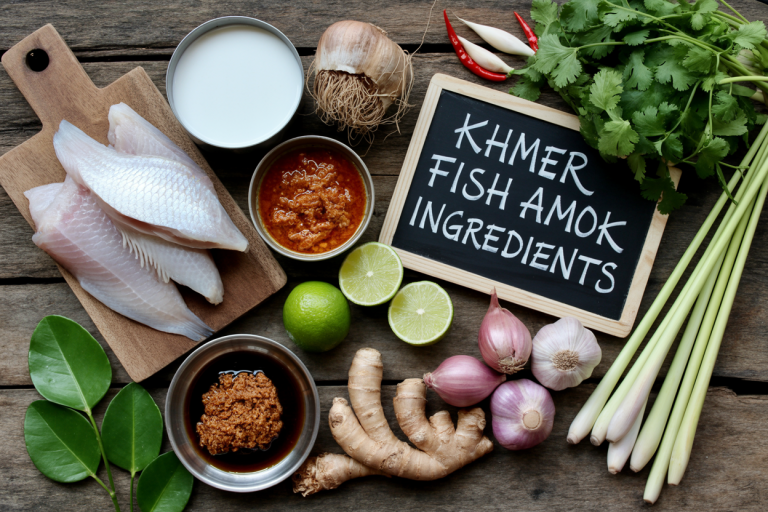 Khmer Fish Amok Recipe - Ingredients