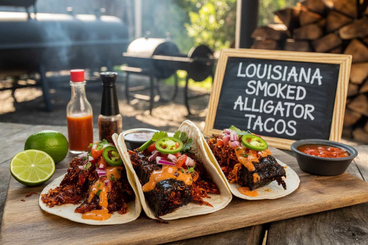 Louisiana Smoked Alligator Tacos Recipe