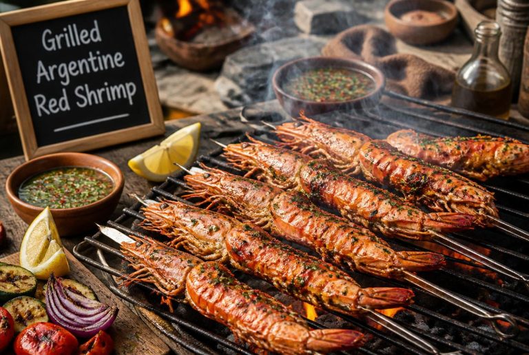 Marinated Argentinian Red Shrimp Grilled Recipe