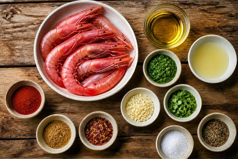 Marinated Argentinian Red Shrimp Grilled Recipe - Ingredients