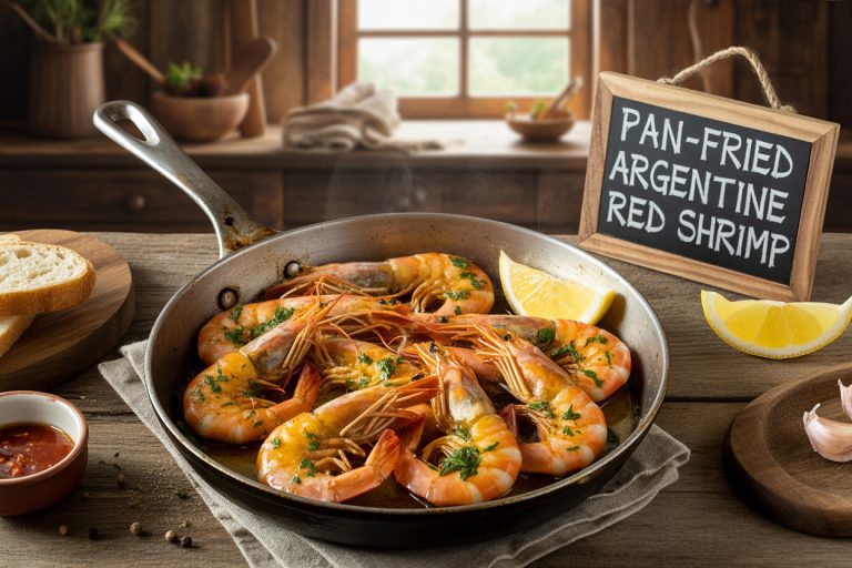 Pan-Fried Argentine Red Shrimp Recipe