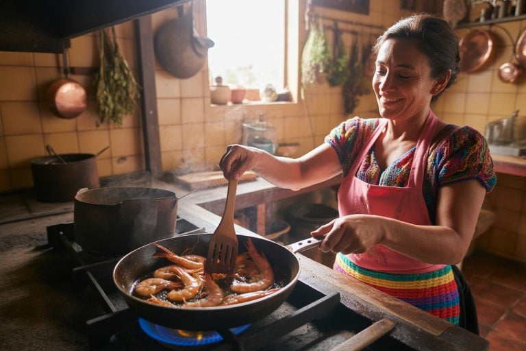 Pan-Fried Argentine Red Shrimp Recipe - Cooking