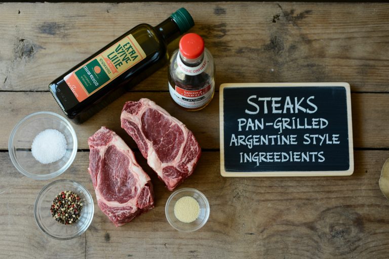 Steaks Pan-Grilled Argentine Style Recipe - Ingredients