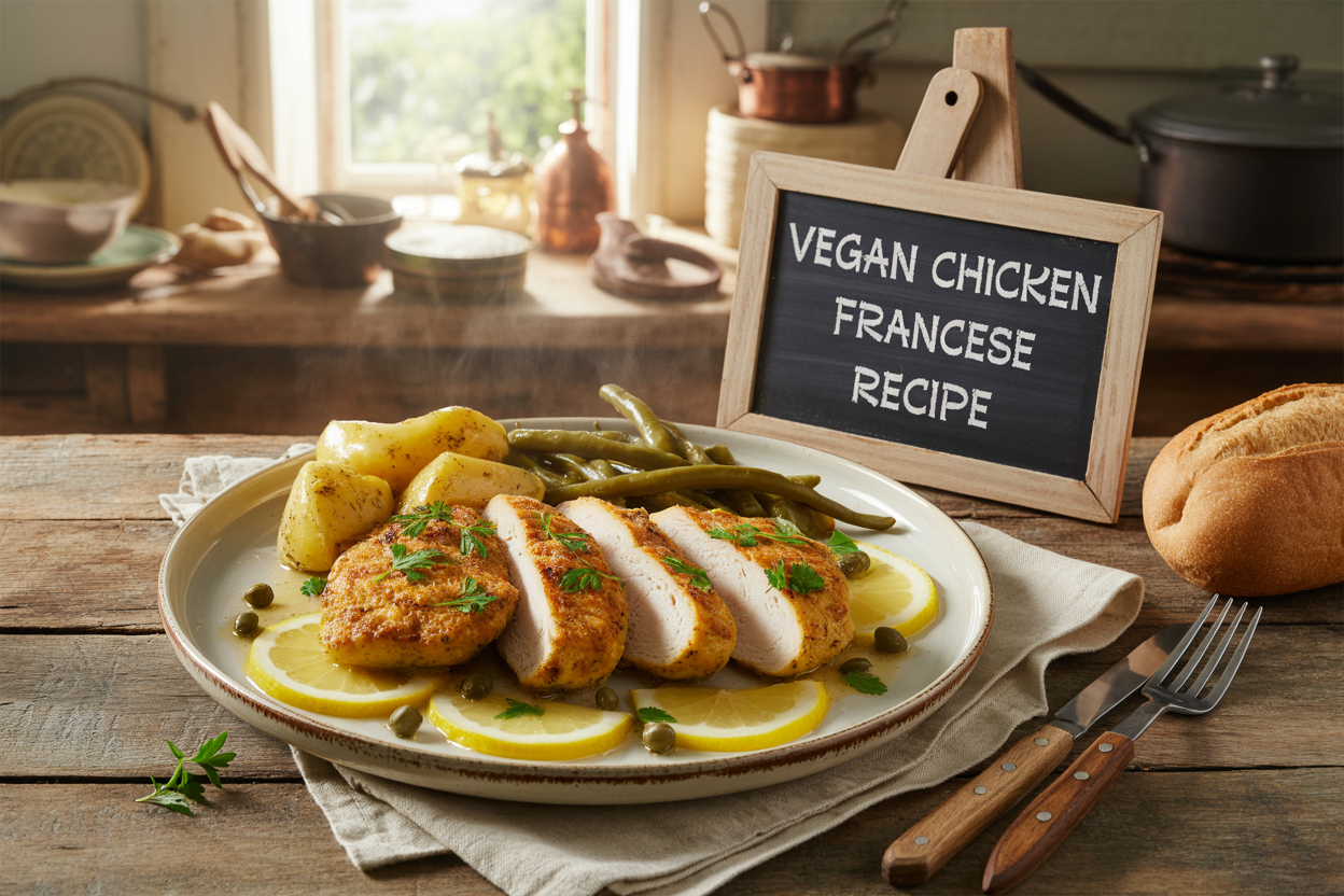 Vegan Chicken Francese Recipe