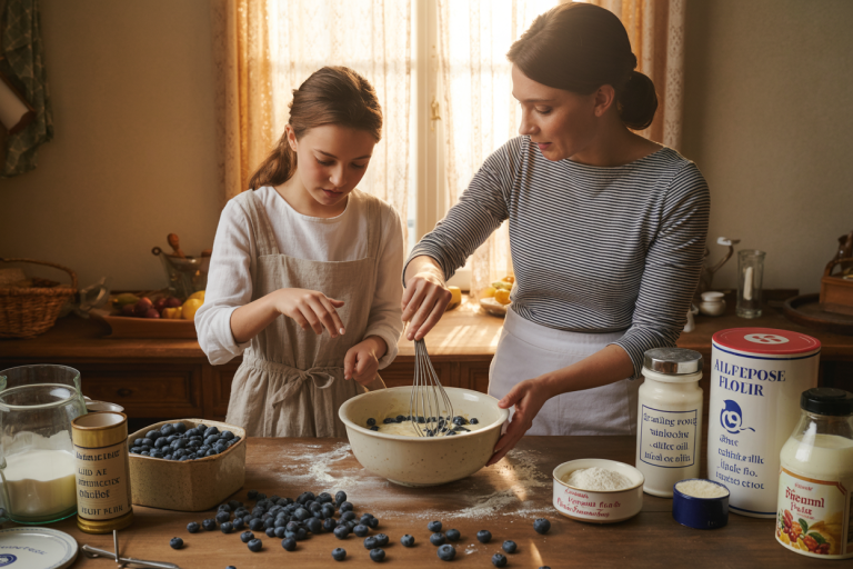 Vegetarian Blueberry Breakfast Casserole Recipe - Prep