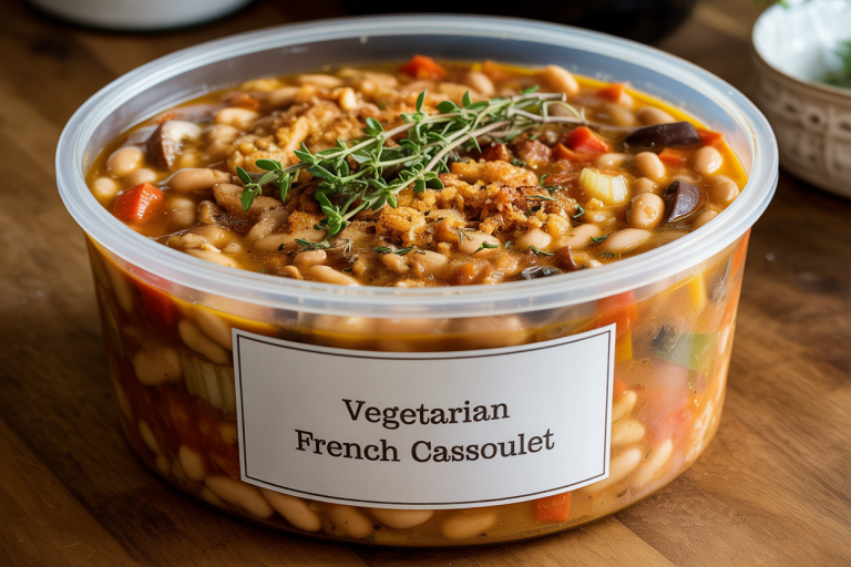 Vegetarian French Cassoulet Recipe - Storage