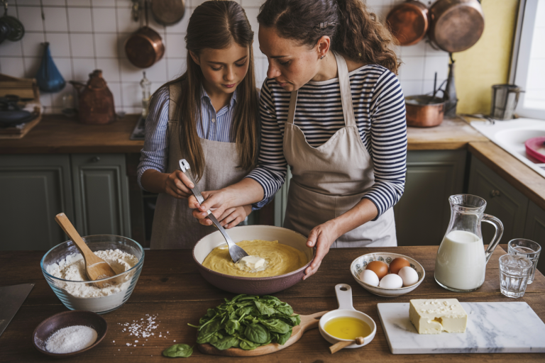 Vegetarian French Crepe Recipe - Prep