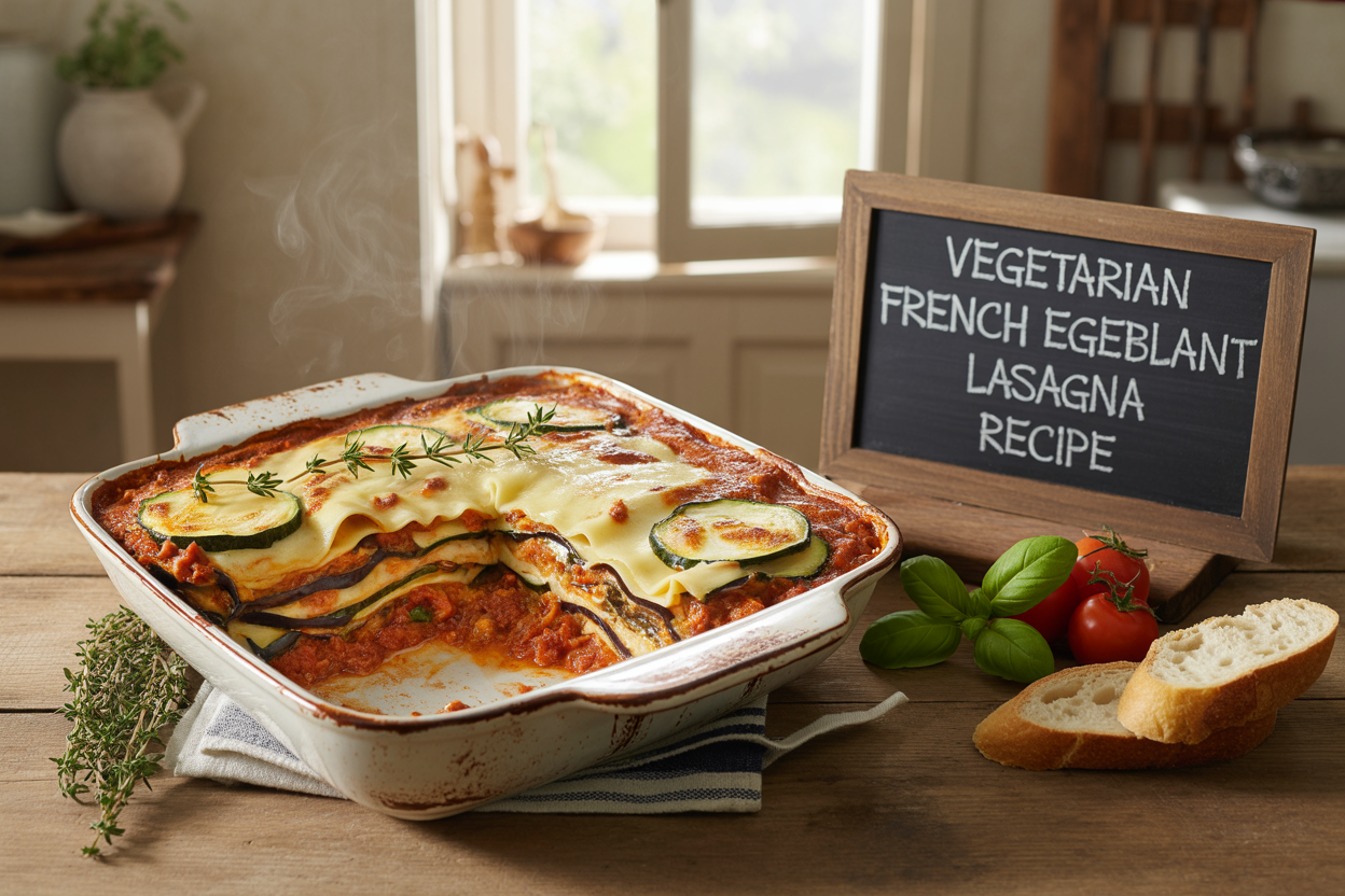 Vegetarian French Eggplant Lasagna Recipe
