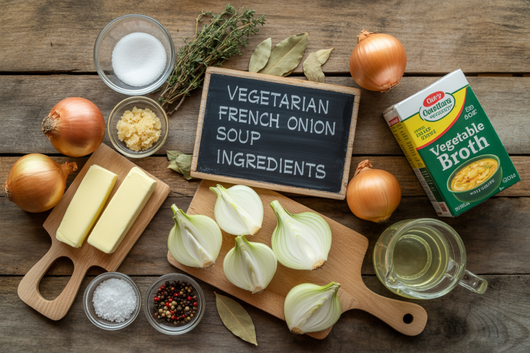 Vegetarian French Onion Soup Recipe - Ingredients