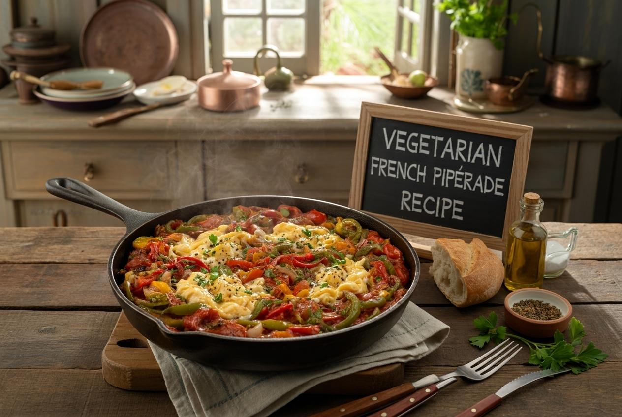 Vegetarian French Pipérade Recipe