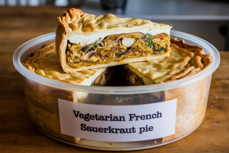 Vegetarian French Sauerkraut Pie Recipe - Storage