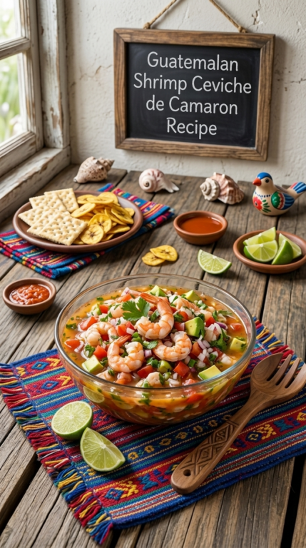 Guatemalan Shrimp Ceviche de Camaron Recipe