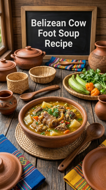 Belizean Cow Foot Soup Recipe