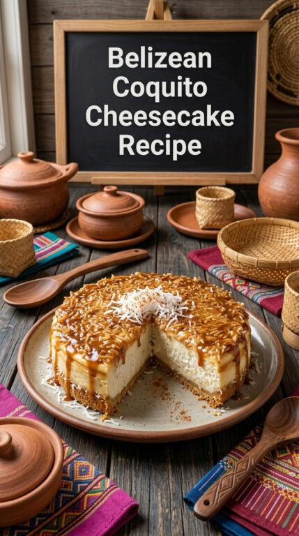Belizean Coquito Cheesecake Recipe