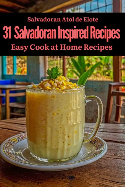 Salvadoran Atol de Elote Recipe