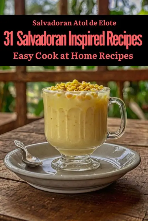 Salvadoran Atol de Elote Recipe
