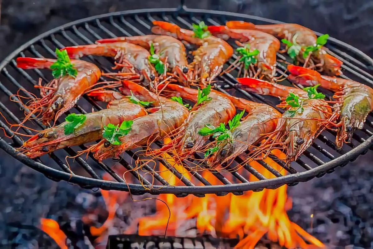 Marinated shrimp grilled best sale