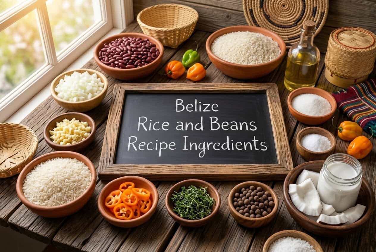 Belize Rice and Beans Recipe - Ingredients