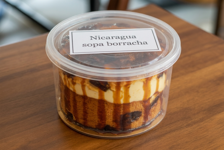 Nicaragua Sopa Borracha Recipe - Storage