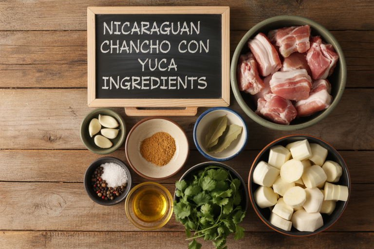 Nicaraguan Chancho con Yuca Recipe - Ingredients
