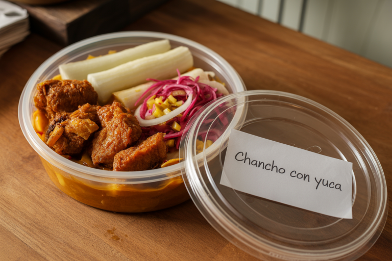 Nicaraguan Chancho con Yuca Recipe - Storage
