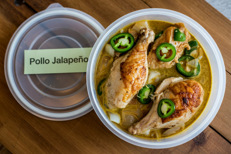 Nicaraguan Pollo Jalapeño Recipe - Storage