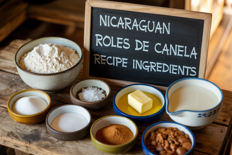 Nicaraguan Roles de Canela Recipe - Ingredients