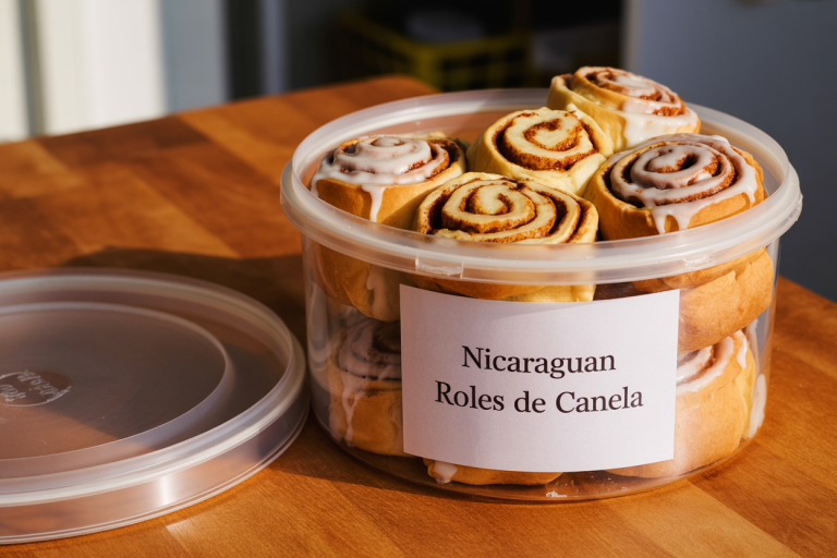 Nicaraguan Roles de Canela Recipe - Storage