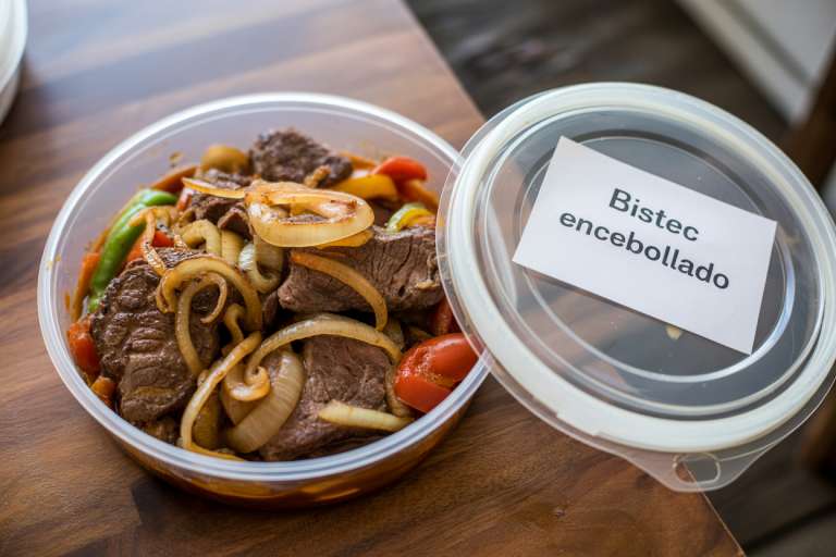 Salvadoran Bistec Encebollado Recipe - Storage