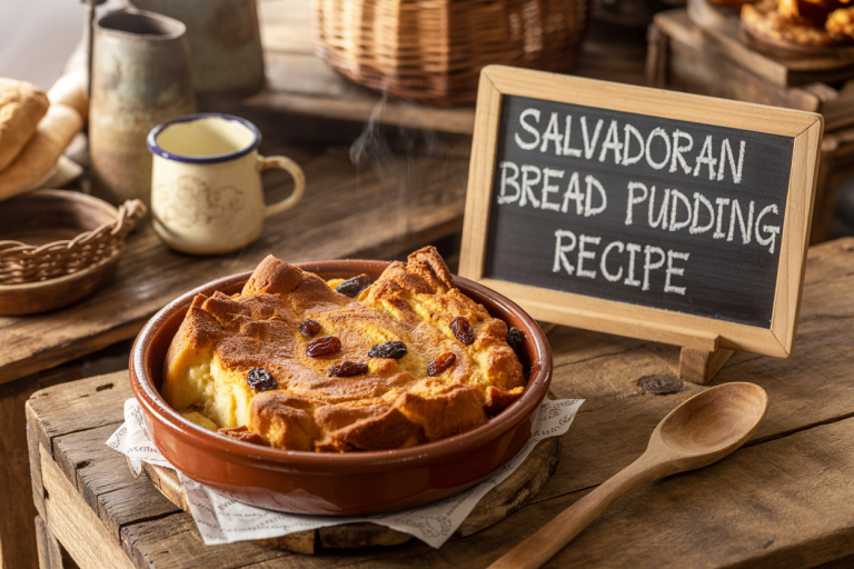 Salvadoran Bread Pudding Recipe