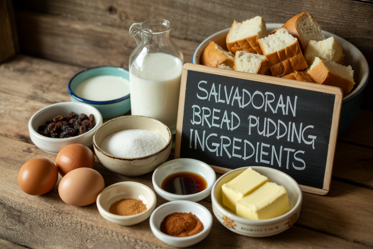 Salvadoran Bread Pudding Recipe - Ingredients