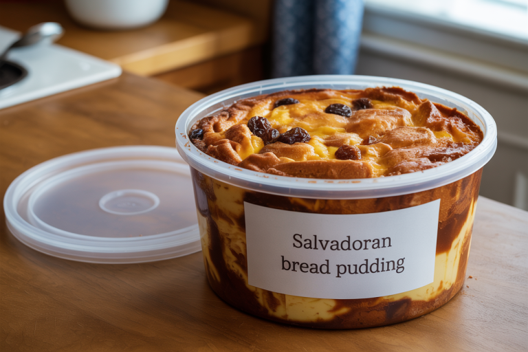 Salvadoran Bread Pudding Recipe - Storage