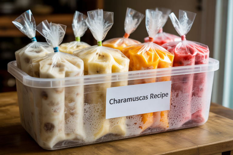 Salvadoran Charamuscas Recipe - Storage