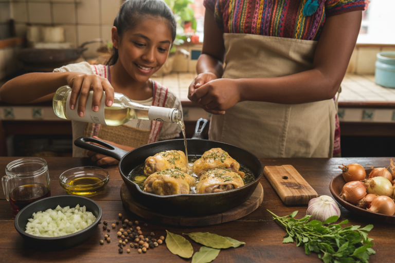 Salvadoran Chicken In White Wine Recipe - Prep