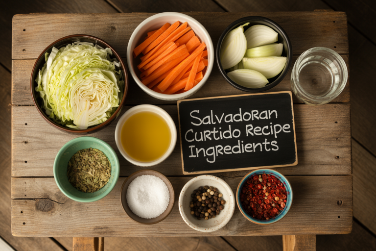 Salvadoran Curtido Recipe - Ingredients