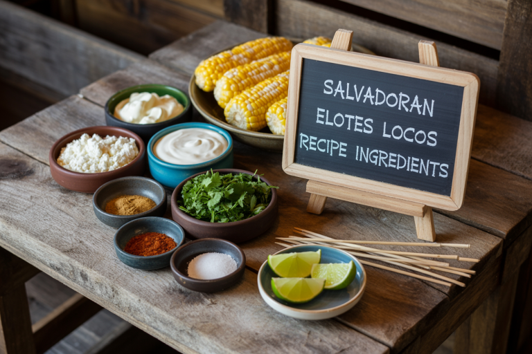 Salvadoran Elotes Locos Recipe - Ingredients