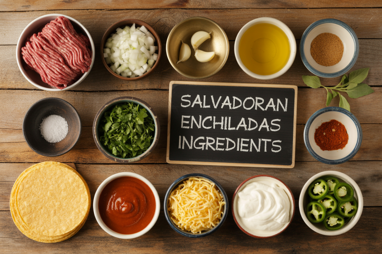 Salvadoran Enchiladas Recipe - Ingredients