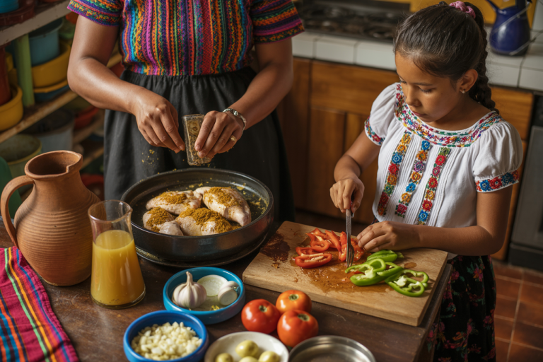 Salvadoran Gallo en Chicha Recipe - Prep