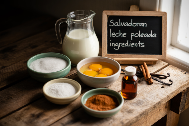Salvadoran Leche Poleada Recipe - Ingredients