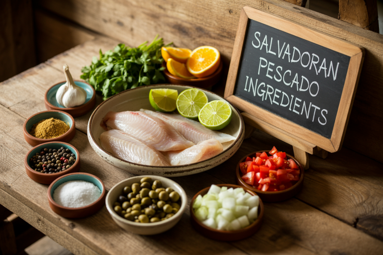 Salvadoran Pescado Recipe - Ingredients