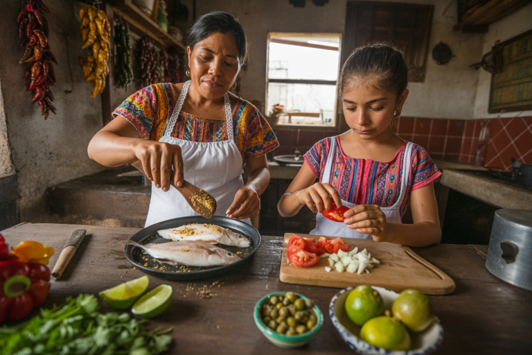 Salvadoran Pescado Recipe - Prep