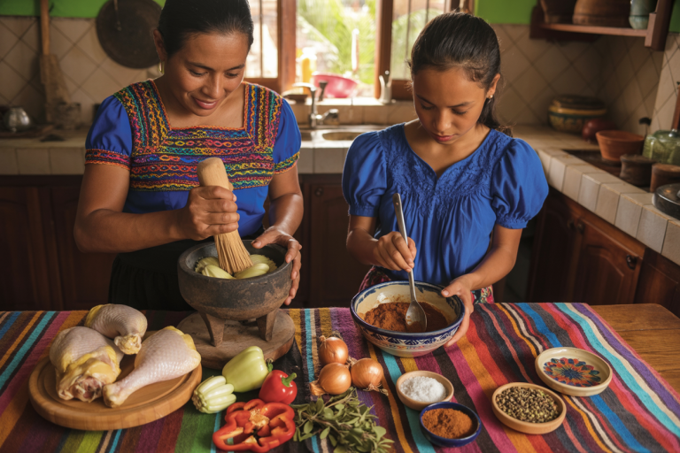 Salvadoran Pollo en Pinol Recipe - Prep