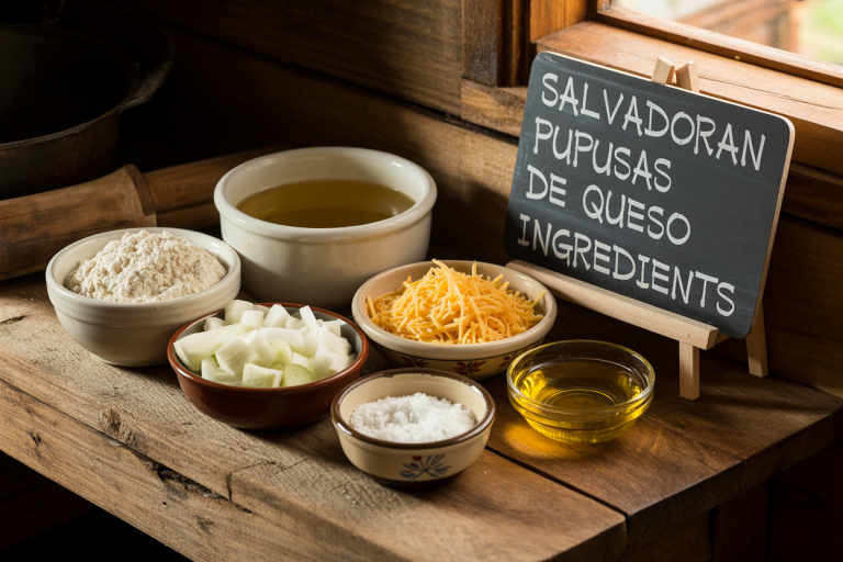 Salvadoran Pupusas de Queso Recipe - Ingredients