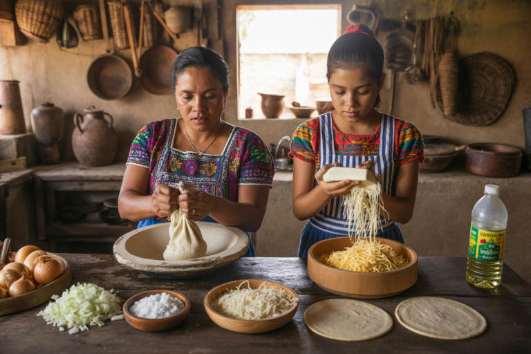 Salvadoran Pupusas de Queso Recipe - Prep